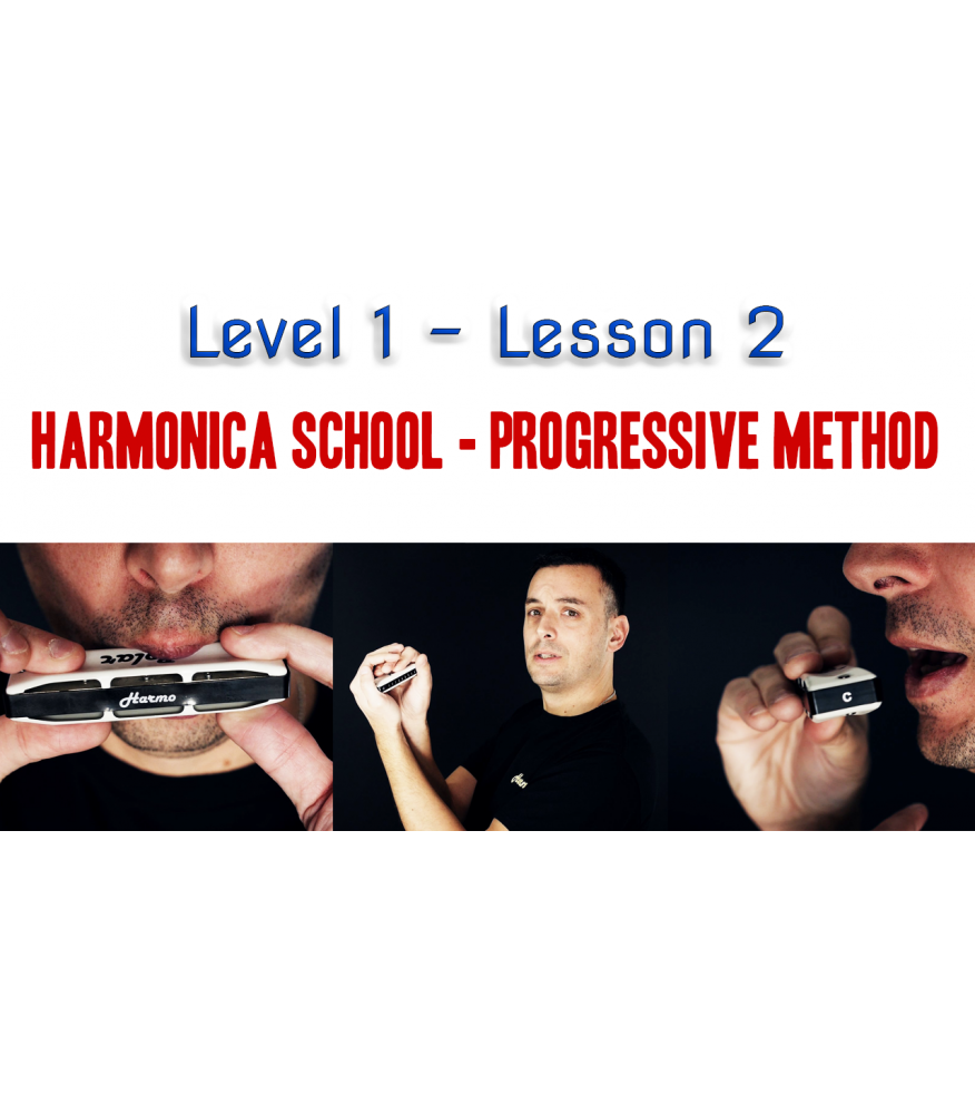 Harmonica School: Level 1 Lesson 2 - Unlimited Beginner  $19.90