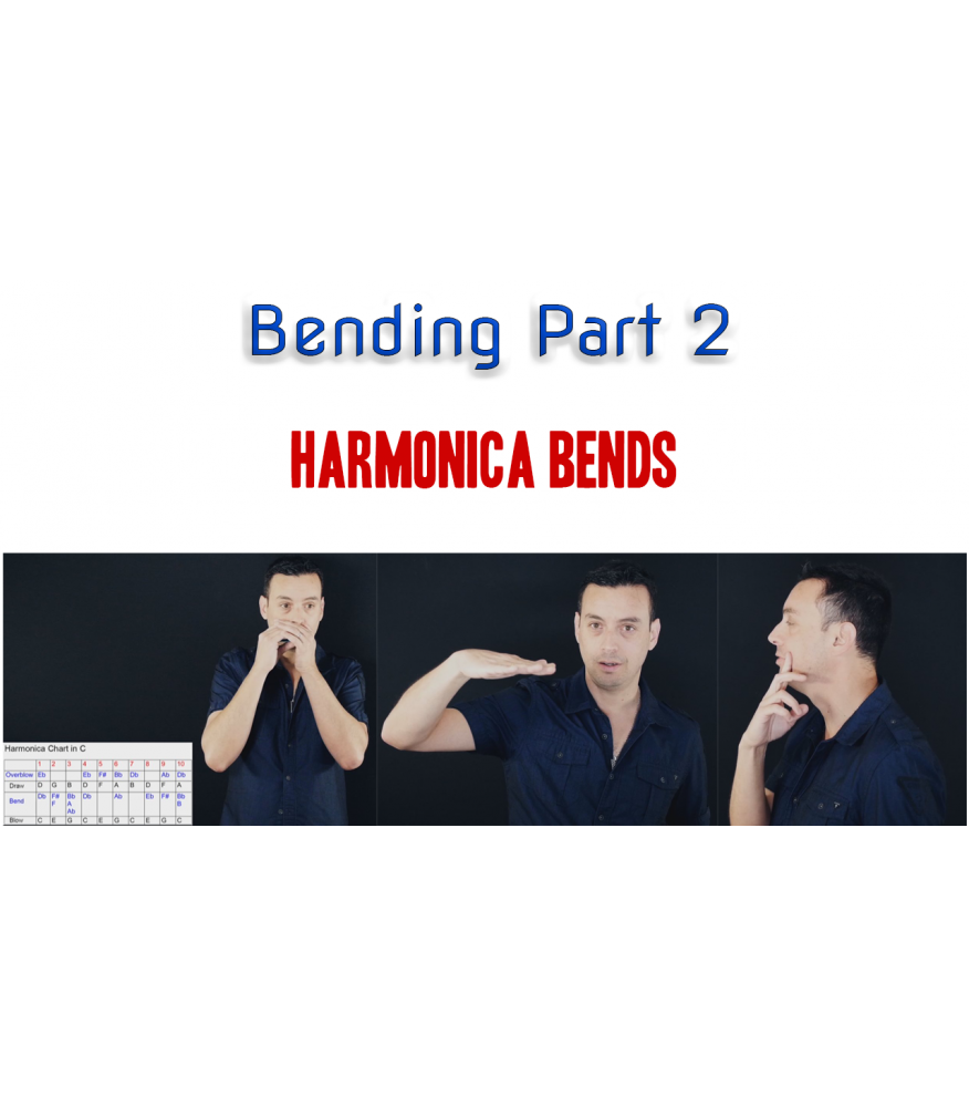 Bending Part 2 - 7 Day access Harmonica technique $9.90 Bending Part 2 - 7 Day access Harmonica technique $9.90